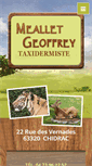Mobile Screenshot of meallet-taxidermiste.com